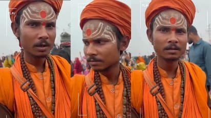 Prayagraj mahakumbh 2025 fake sadhu baba found in kumbh mela video viral arrest