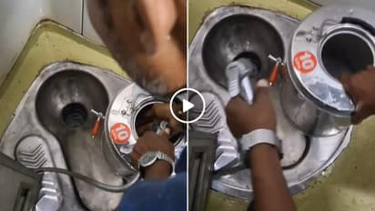 viral video tea container washed in train toilet by seller hygiene health in danger