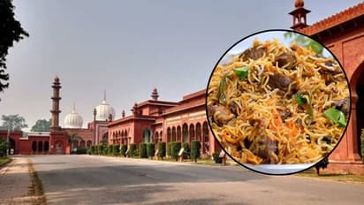 aligarh muslim university beef biryani notice controversy hindu organizations protest