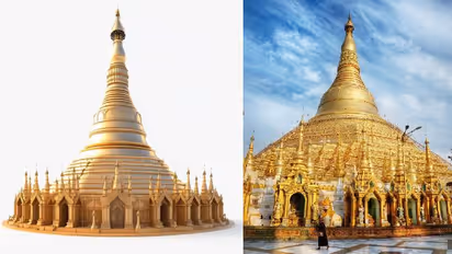 myanmar famous pagoda and mandir