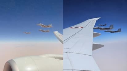 Saudi fighter jets escort PM Modi