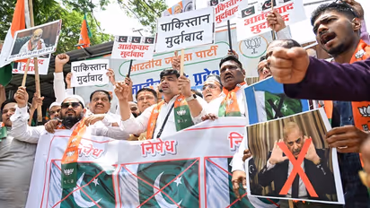 BJP protest over Pahalgam terrorist attack