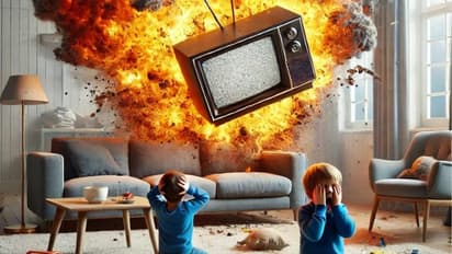 blast in LED TV