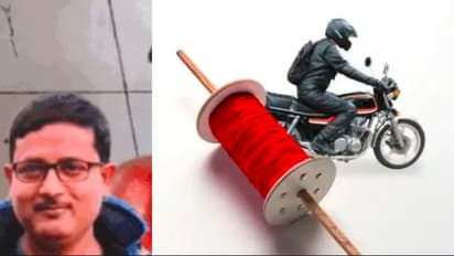 Chinese manjha slits teachers neck