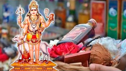 Kaal-Bhairav-Ashtami-2022-liquor-is-served-to-god