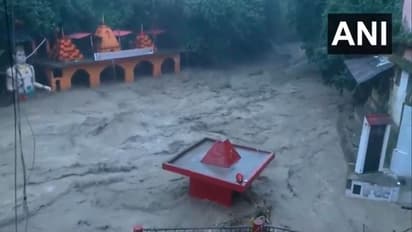 Uttarakhand Cloudburst Tapkeshwar Temple Submerged