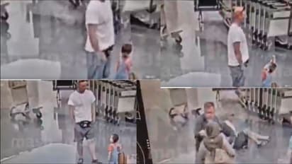 Man Throws Baby to Ground at Russian Airport