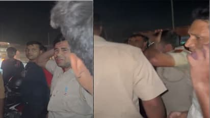 पुलिसकर्मी की पिटाई