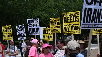 Anti-war protests in New York after US strikes Iran