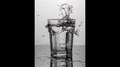 Water glass photo