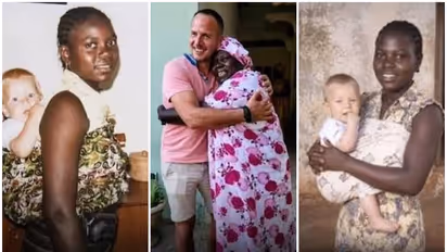 French boy and African nanny