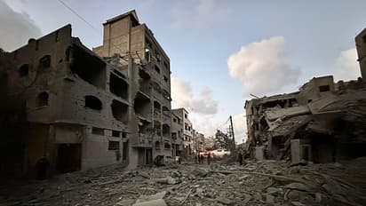 Israel Palestine War Israeli airstrikes in Gaza Dozens killed many trapped under rubble bsm