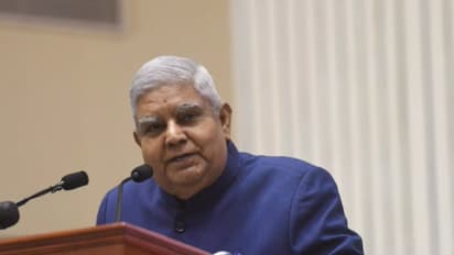 Jagdeep Dhankhar VP resigned