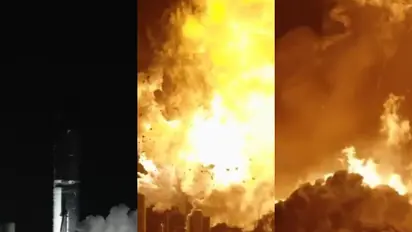 Powerful blast at SpaceX Texas site