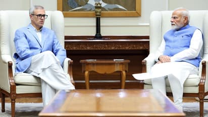 Omar Abdullah met PM Modi