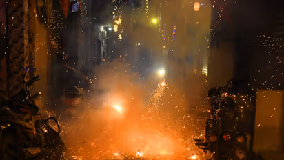 Delhi Firecrackers diwali celebration