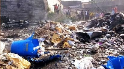 2 persons died after a drum containing a chemical exploded in the Bhiwandi area of Thane