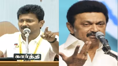 Udhayanidhi and MK Stalin
