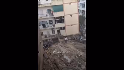 Woman Breaks Down After Delhi PG Collapse In Viral Video