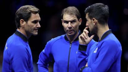 Roger Federer, Rafael Nadal, and Novak Djokovic