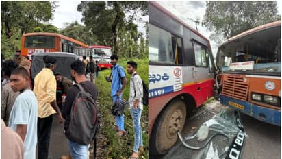 Hassan KSRTC Bus Accident