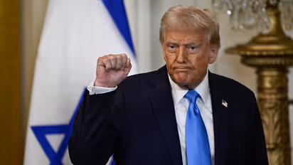 Donald Trump in Middle East promoting peace and Gaza ceasefire deal