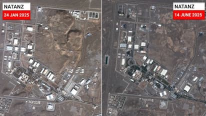 Satellite images released by Maxar show damages at Iran's nuclear site Natanz