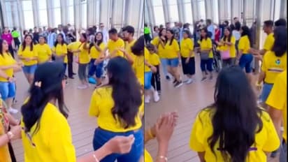 garba dance in burj khalifa