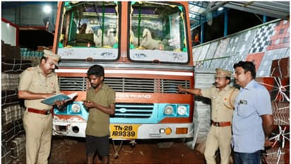 lorry seized by mvd