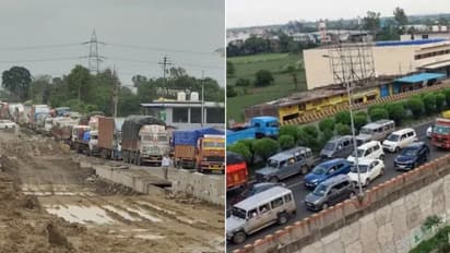 Indore-Dewas highway traffic jam
