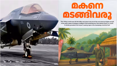 UK restaurant poster on UK fighter jet