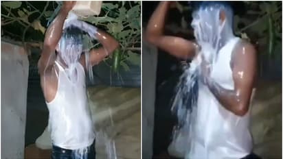 man bath in milk after divorce