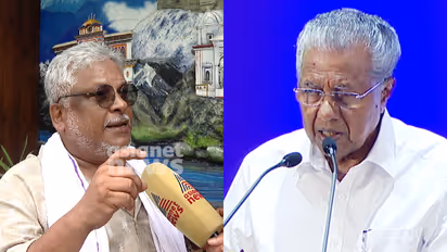 Sudipto Sen (Left) and Pinarayi Vijayan