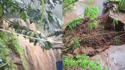 Mountain flash floods in Panayur