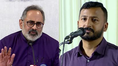 Rajiv Chandrasekhar demands Rahul maankoottathil resignation