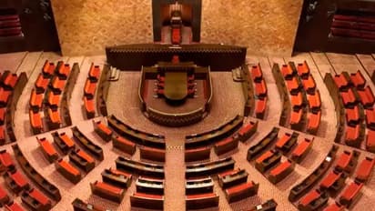Inside photo of the new Parliament House
