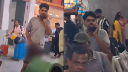Assam Viral Video: Man Makes Obscene Gestures Toward Woman At Kamakhya Railway Station (WATCH)