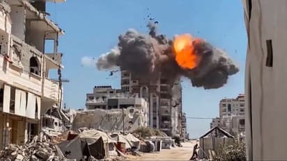 Israel Intensified Airstrikes on Gaza