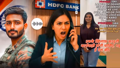 HDFC Bank Employee abuse soldier