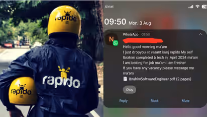 Rapido Rider’s Emotional Job Request to Passenger Goes Viral