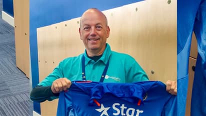 Andrew Sykes, a truck driver and cricket fan