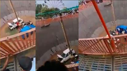 Stunt Rider Falls Off Bike in Death Well