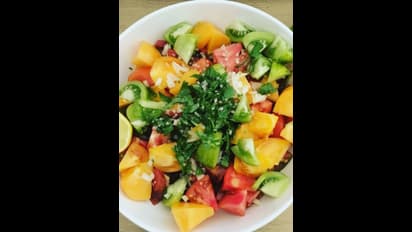 Mango avocado salad