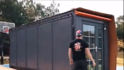 Check out the US Tiktoks 21 lakh rs Foldable House in the viral video bsm