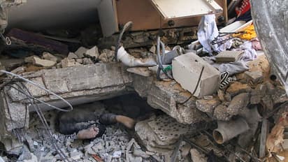 Israel Palestine war Israeli air strike hits house in Gaza kills 30 bsm