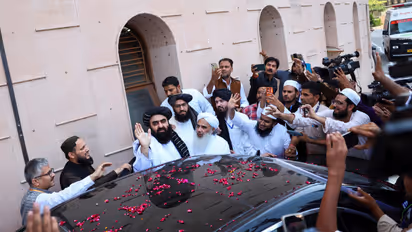 Afghanista FM Mawlawi Amir Khan Muttaqi during visit to India