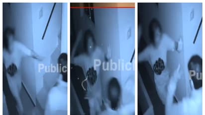 woman confronting a burglar who entered womens PG hostel at night