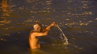 Makar Sankranti Bathing
