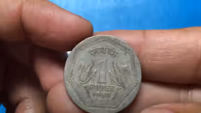 One rupee coin