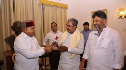 Siddaramaiah and DK Shiv Kumar met Governor